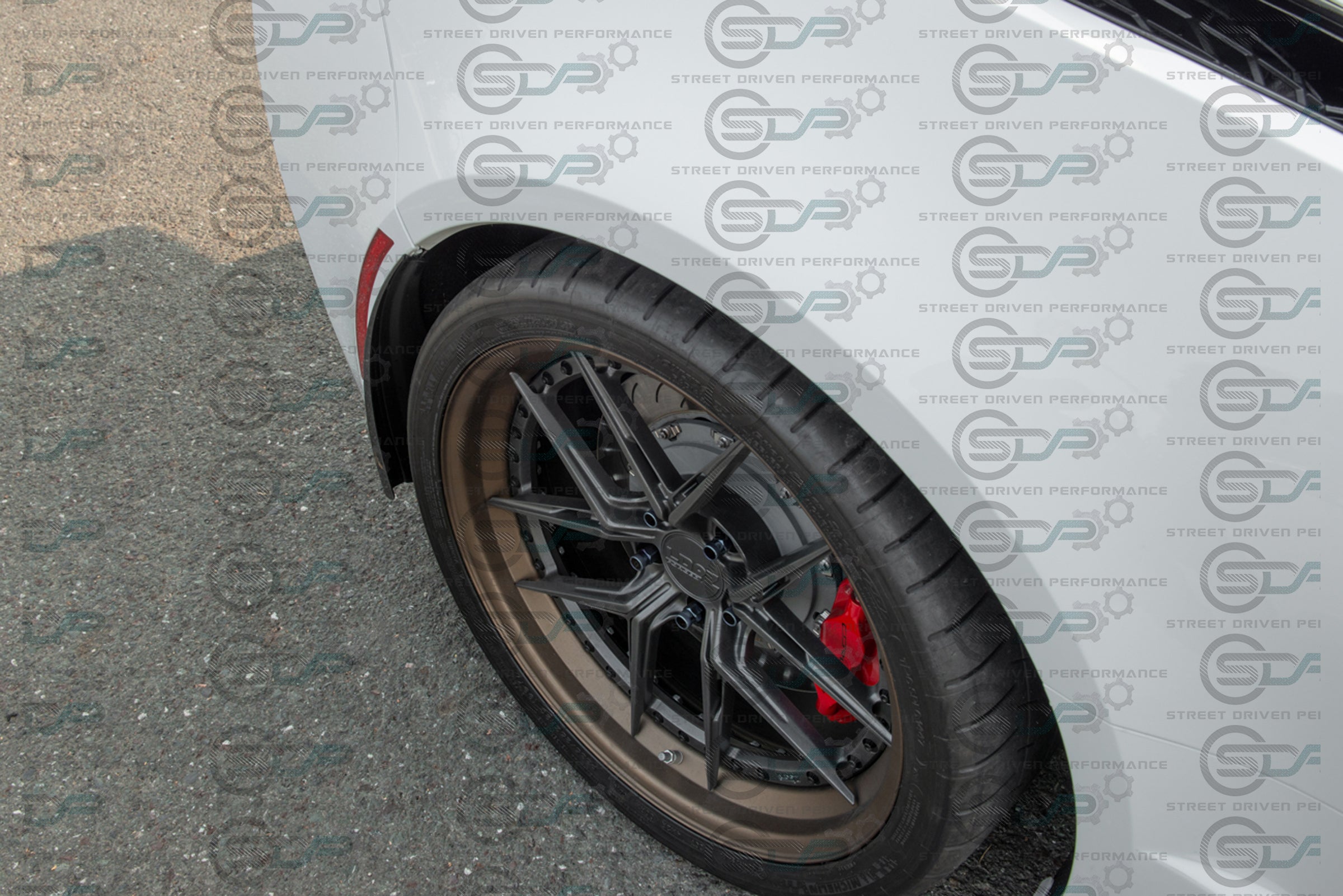 2014-2019 C7 Corvette - Extended Front & Rear Splash Guards / Mud Flaps Pair - for all models